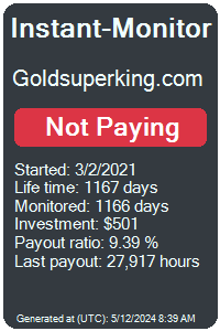 goldsuperking.com Monitored by Instant-Monitor.com