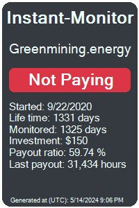 greenmining.energy Monitored by Instant-Monitor.com
