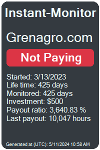 grenagro.com Monitored by Instant-Monitor.com