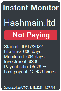hashmain.ltd Monitored by Instant-Monitor.com