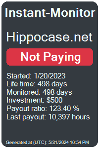 hippocase.net Monitored by Instant-Monitor.com