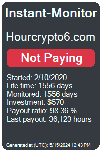 hourcrypto6.com Monitored by Instant-Monitor.com