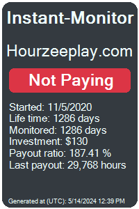 hourzeeplay.com Monitored by Instant-Monitor.com