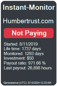 humbertrust.com Monitored by Instant-Monitor.com