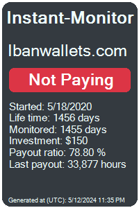 ibanwallets.com Monitored by Instant-Monitor.com