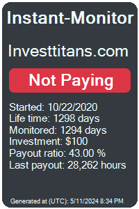 investtitans.com Monitored by Instant-Monitor.com