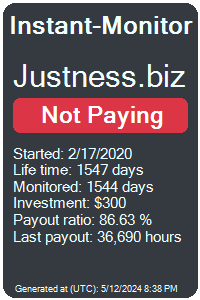 justness.biz Monitored by Instant-Monitor.com