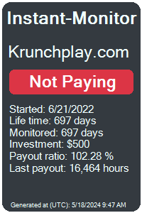 krunchplay.com Monitored by Instant-Monitor.com