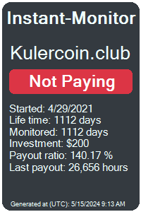 kulercoin.club Monitored by Instant-Monitor.com