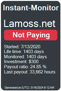 lamoss.net Monitored by Instant-Monitor.com