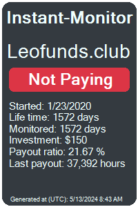 leofunds.club Monitored by Instant-Monitor.com
