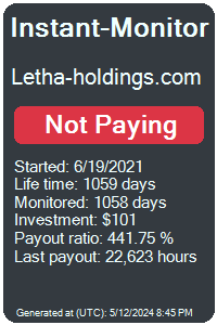 letha-holdings.com Monitored by Instant-Monitor.com