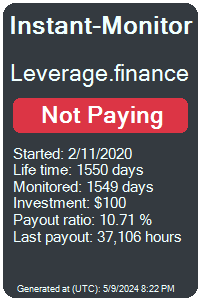 leverage.finance Monitored by Instant-Monitor.com