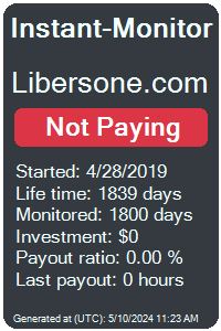 libersone.com Monitored by Instant-Monitor.com