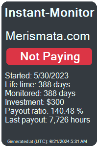 merismata.com Monitored by Instant-Monitor.com