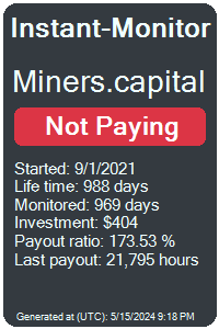 miners.capital Monitored by Instant-Monitor.com