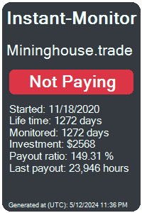 mininghouse.trade Monitored by Instant-Monitor.com