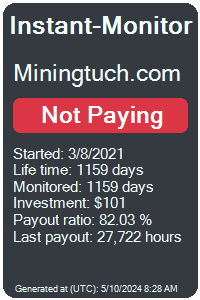 miningtuch.com Monitored by Instant-Monitor.com