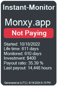 monxy.app Monitored by Instant-Monitor.com