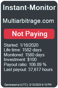 multiarbitrage.com Monitored by Instant-Monitor.com