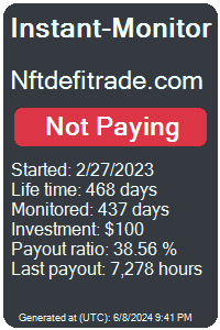 nftdefitrade.com Monitored by Instant-Monitor.com