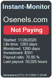 osenels.com Monitored by Instant-Monitor.com