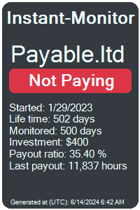 payable.ltd Monitored by Instant-Monitor.com
