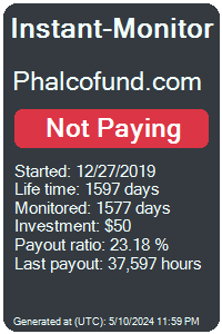 phalcofund.com Monitored by Instant-Monitor.com