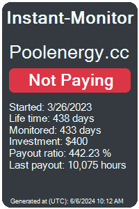 poolenergy.cc Monitored by Instant-Monitor.com
