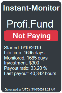 profi.fund Monitored by Instant-Monitor.com