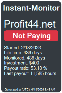 profit44.net Monitored by Instant-Monitor.com