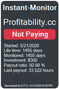 profitability.cc Monitored by Instant-Monitor.com