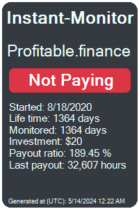 profitable.finance Monitored by Instant-Monitor.com