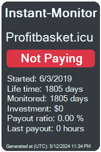 profitbasket.icu Monitored by Instant-Monitor.com
