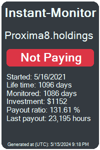 proxima8.holdings Monitored by Instant-Monitor.com