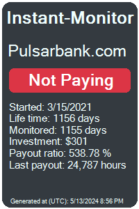 pulsarbank.com Monitored by Instant-Monitor.com