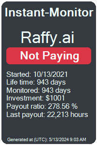 raffy.ai Monitored by Instant-Monitor.com