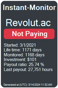 revolut.ac Monitored by Instant-Monitor.com