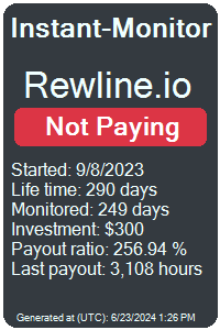 rewline.io Monitored by Instant-Monitor.com