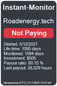 roadenergy.tech Monitored by Instant-Monitor.com