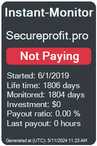 secureprofit.pro Monitored by Instant-Monitor.com