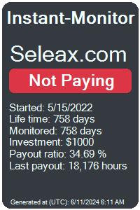 seleax.com Monitored by Instant-Monitor.com