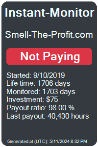 smell-the-profit.com Monitored by Instant-Monitor.com
