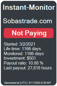 sobastrade.com Monitored by Instant-Monitor.com