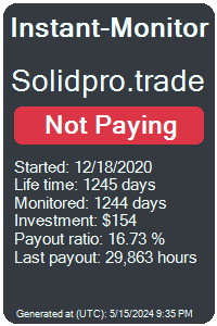 solidpro.trade Monitored by Instant-Monitor.com