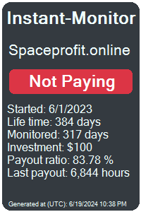 spaceprofit.online Monitored by Instant-Monitor.com