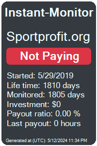 sportprofit.org Monitored by Instant-Monitor.com