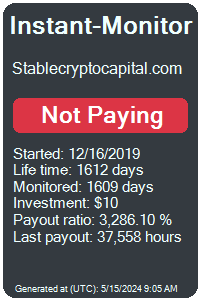 stablecryptocapital.com Monitored by Instant-Monitor.com