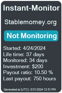 stablemomey.org Monitored by Instant-Monitor.com