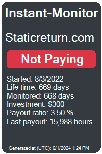 staticreturn.com Monitored by Instant-Monitor.com